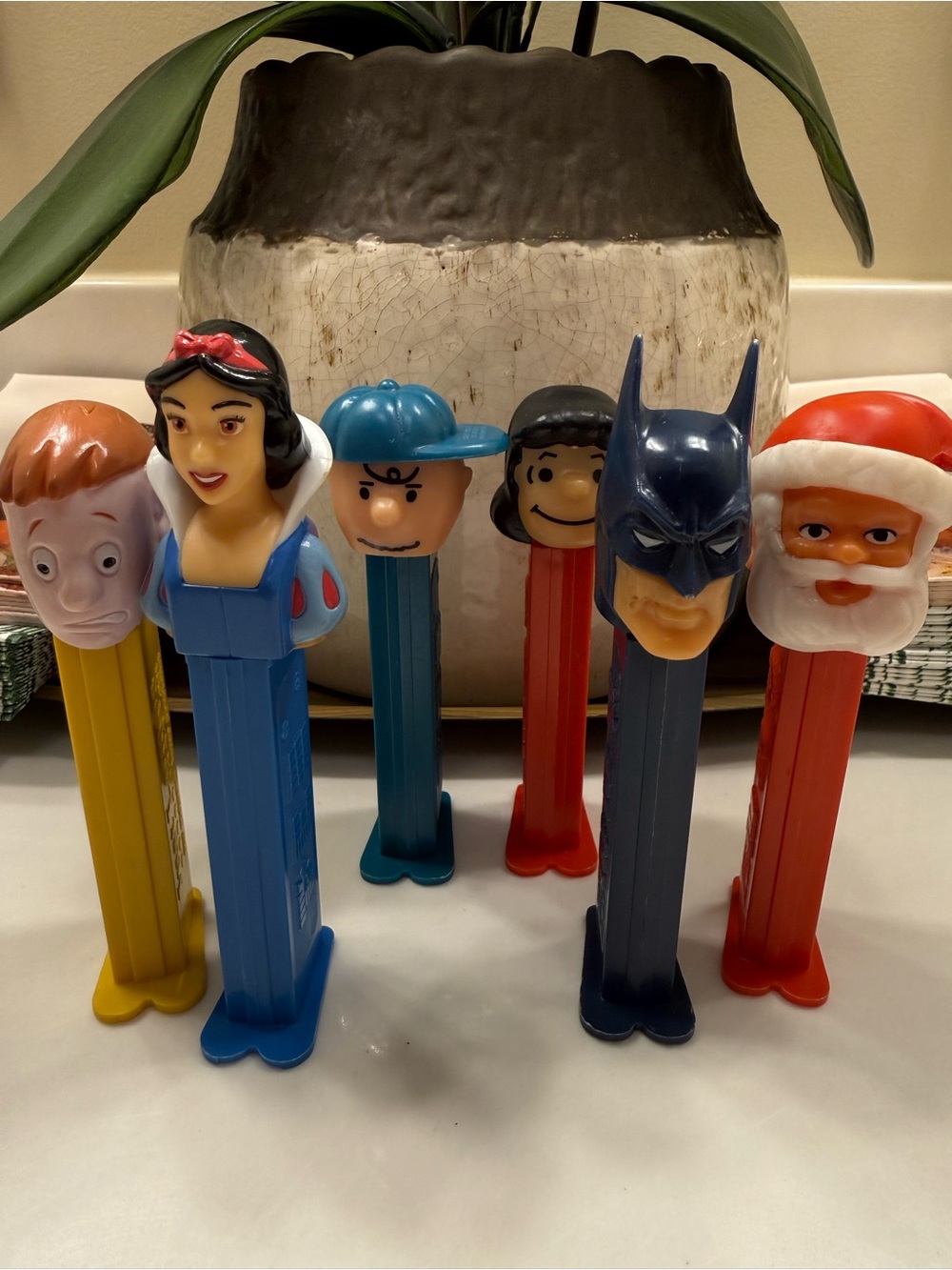 6 Pez dispensers